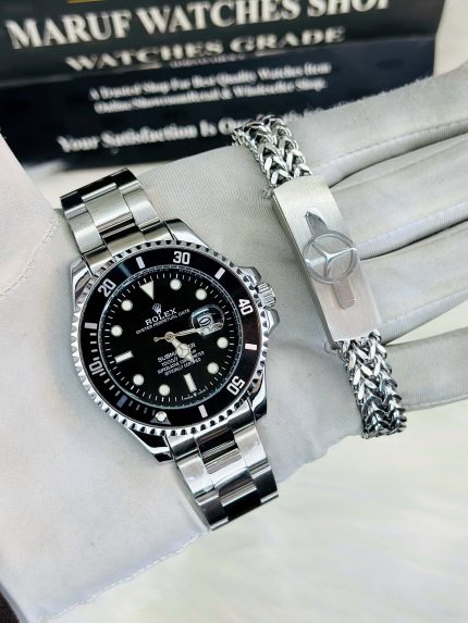 Premium RLX watch And Brechlet